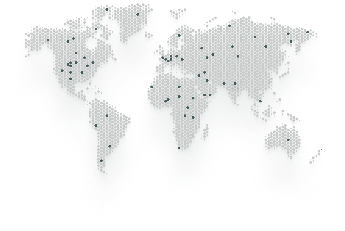 Send money globally - World Map